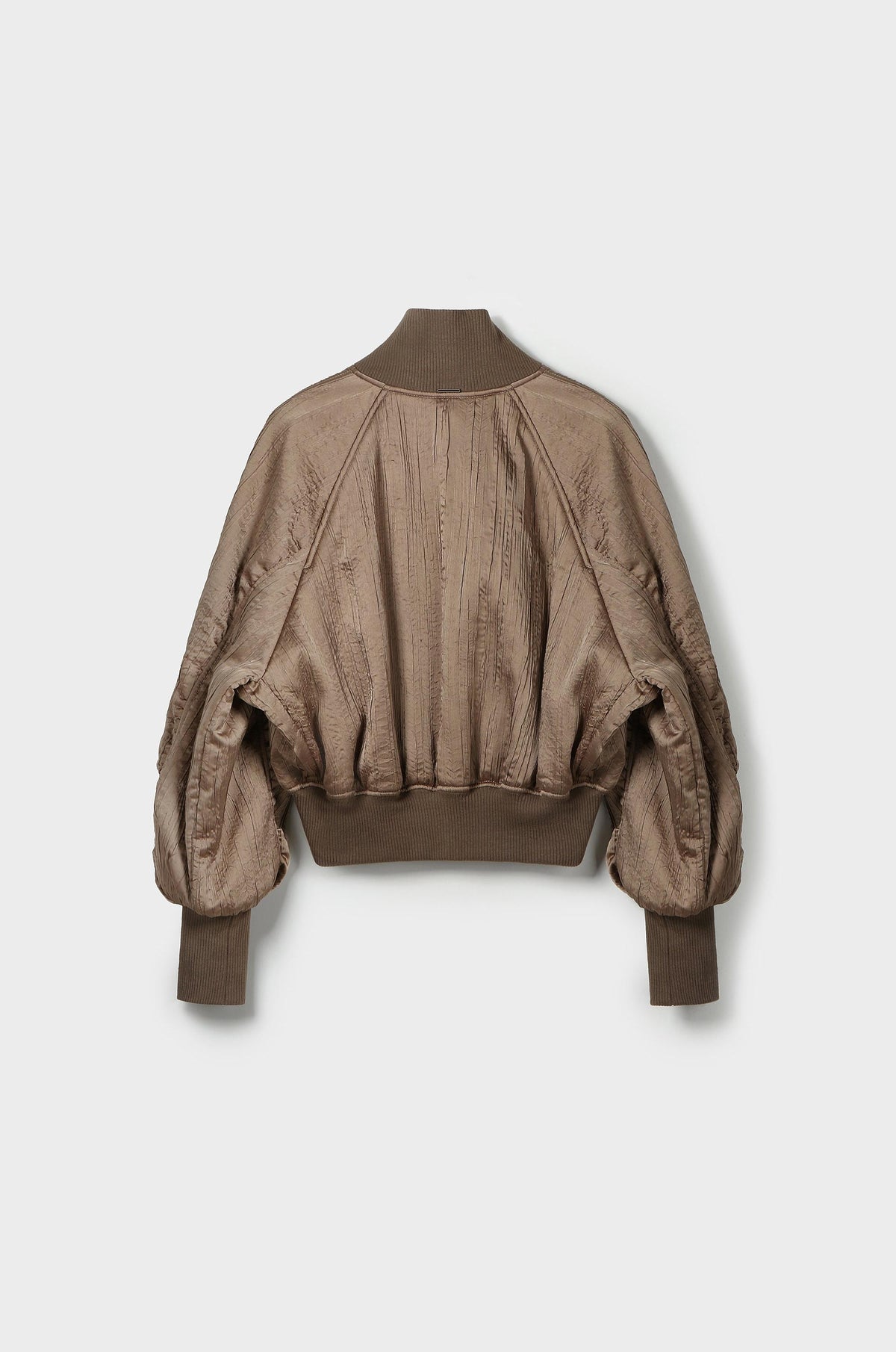 WRINKLED PADDED BOMBER