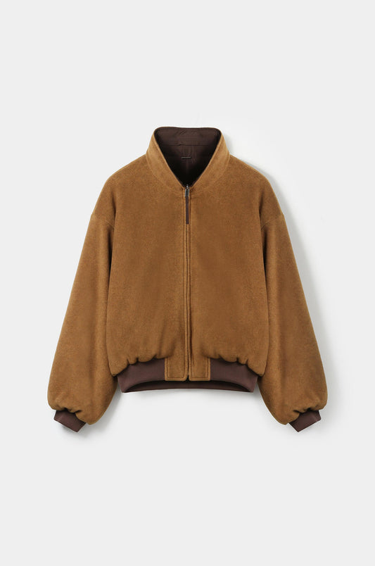 REVERSIBLE FLEECE BLOUSON