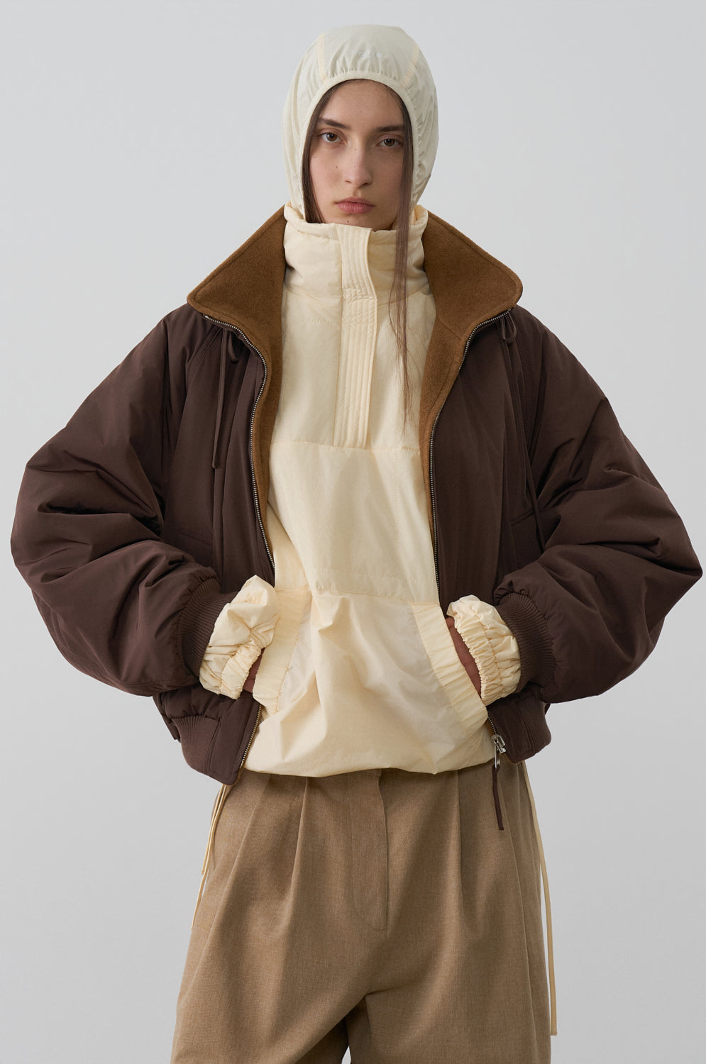 REVERSIBLE FLEECE BLOUSON