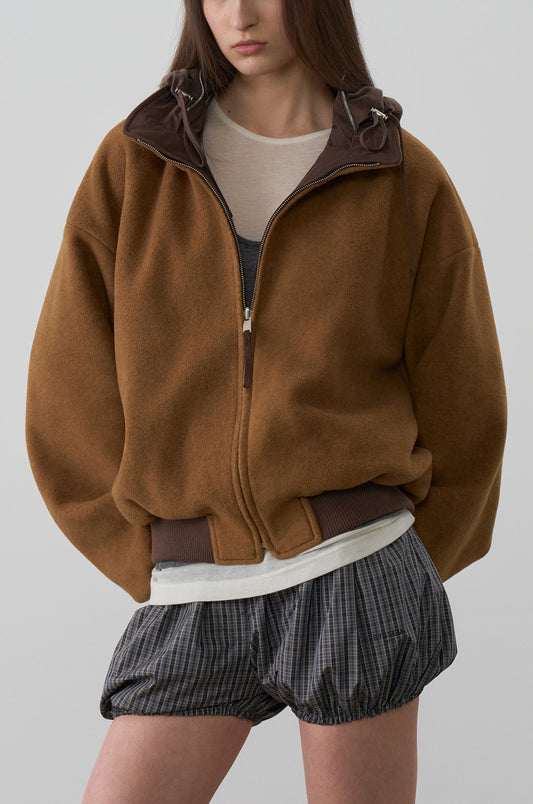 REVERSIBLE FLEECE BLOUSON