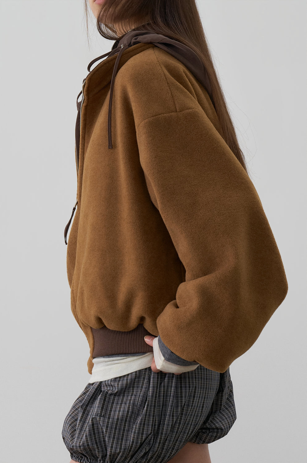 REVERSIBLE FLEECE BLOUSON
