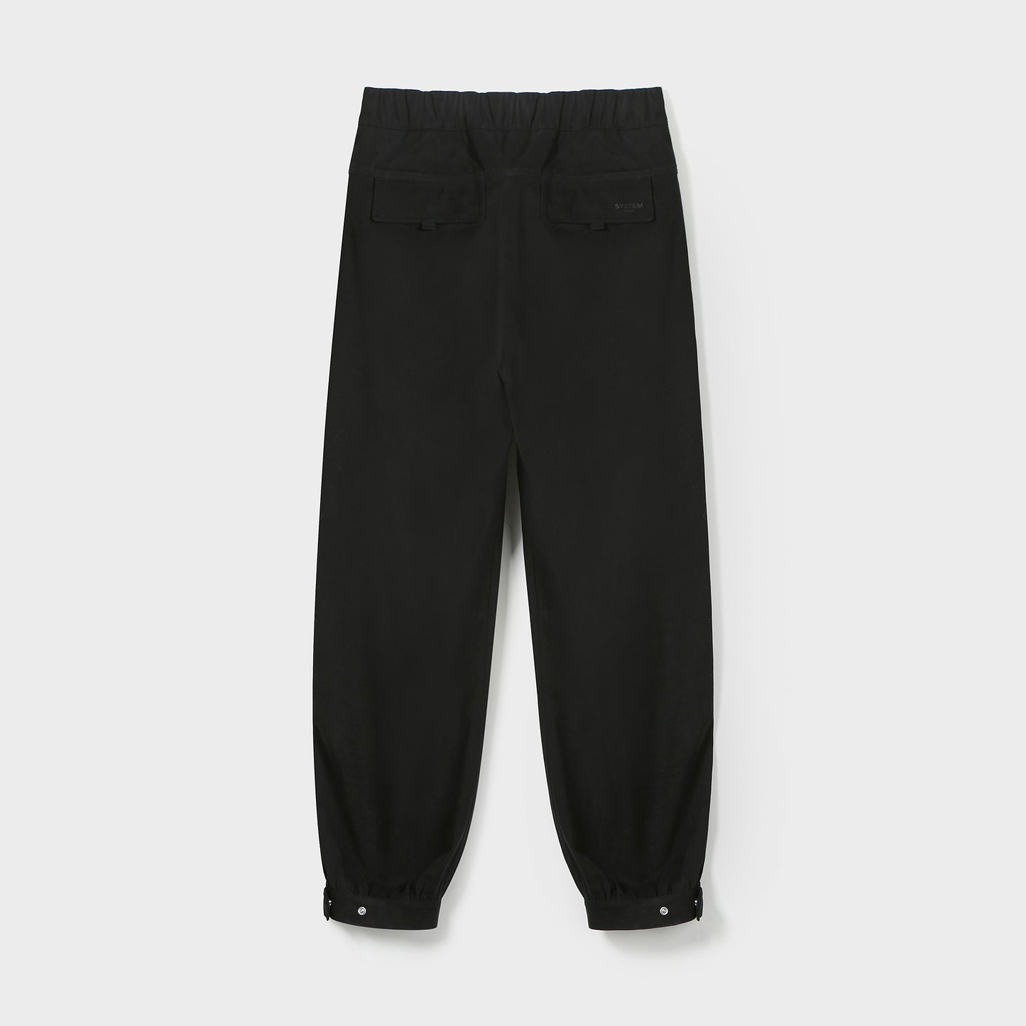 COTTON TWILL BALLOON PANTS