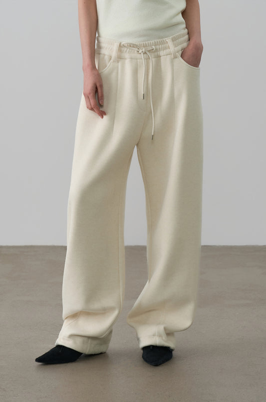 DOUBLE JERSEY BANDED PANTS