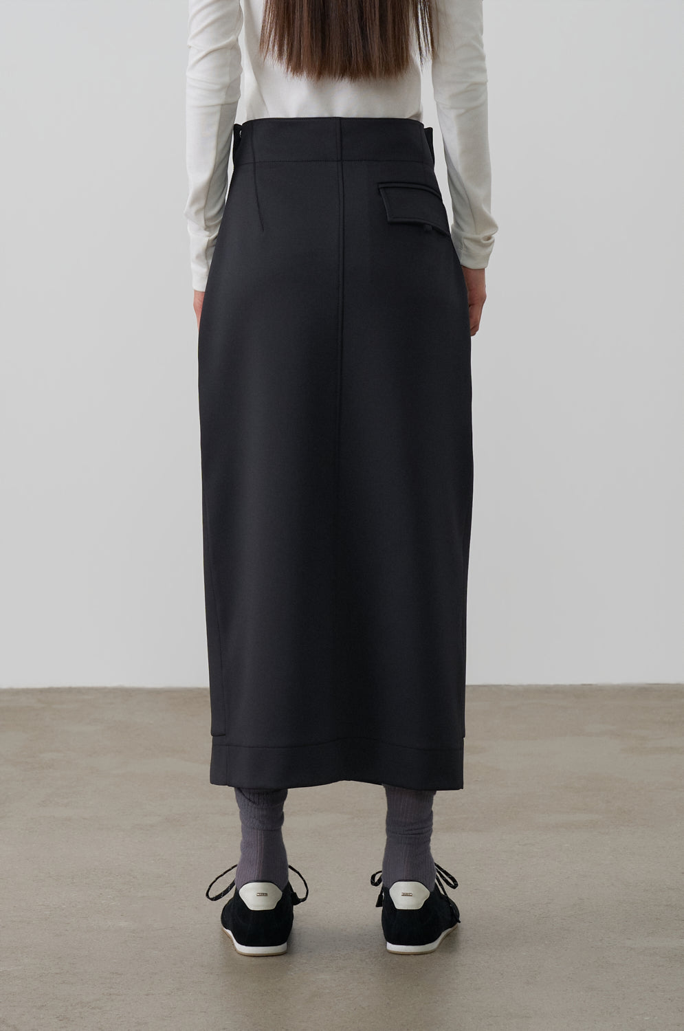 UTILITY POCKET JERSEY SKIRT