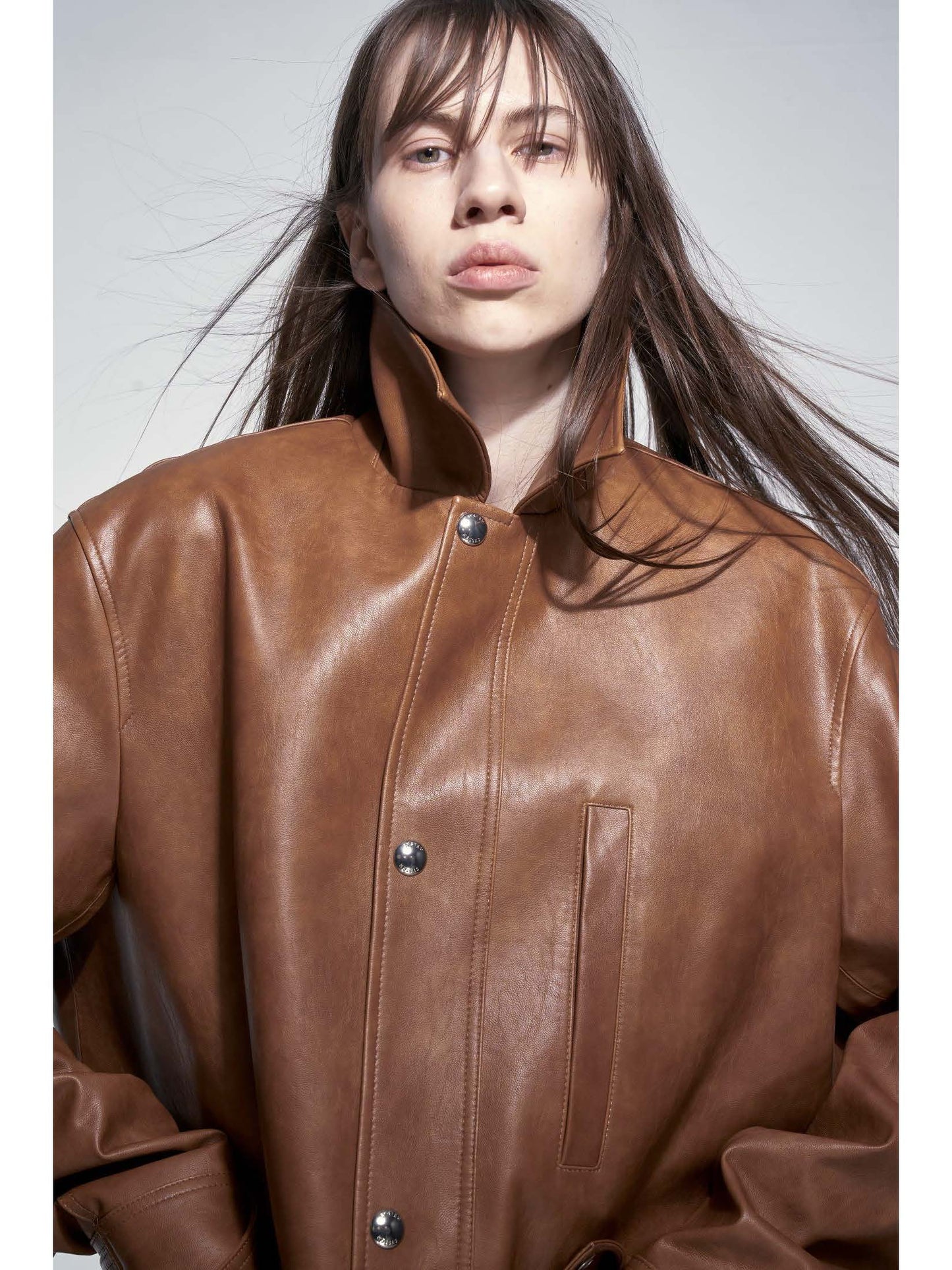 Leather Half Jacket