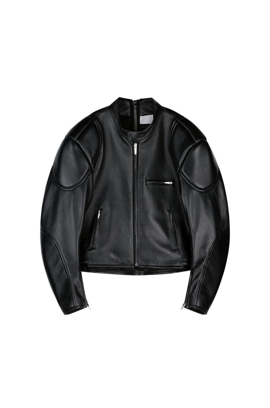 Structured Leather Jacket System