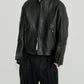 Lambskin biker jacket