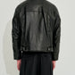 Lambskin biker jacket