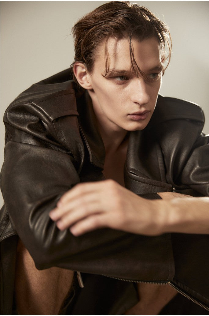 Side Knotted Biker Jacket