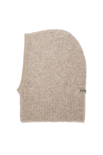 Wool Blend Hairy Balaclava