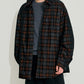 Detachable Hood Check Padded Jacket