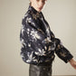 Flower Printed Bomber Jacket