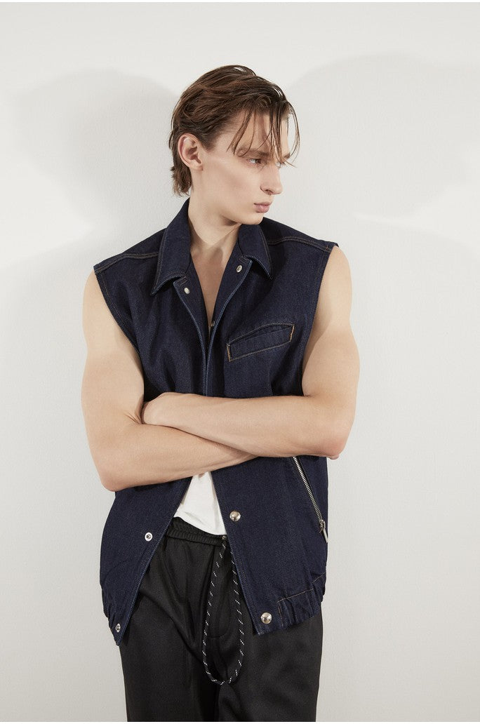 Indigo Denim Vest