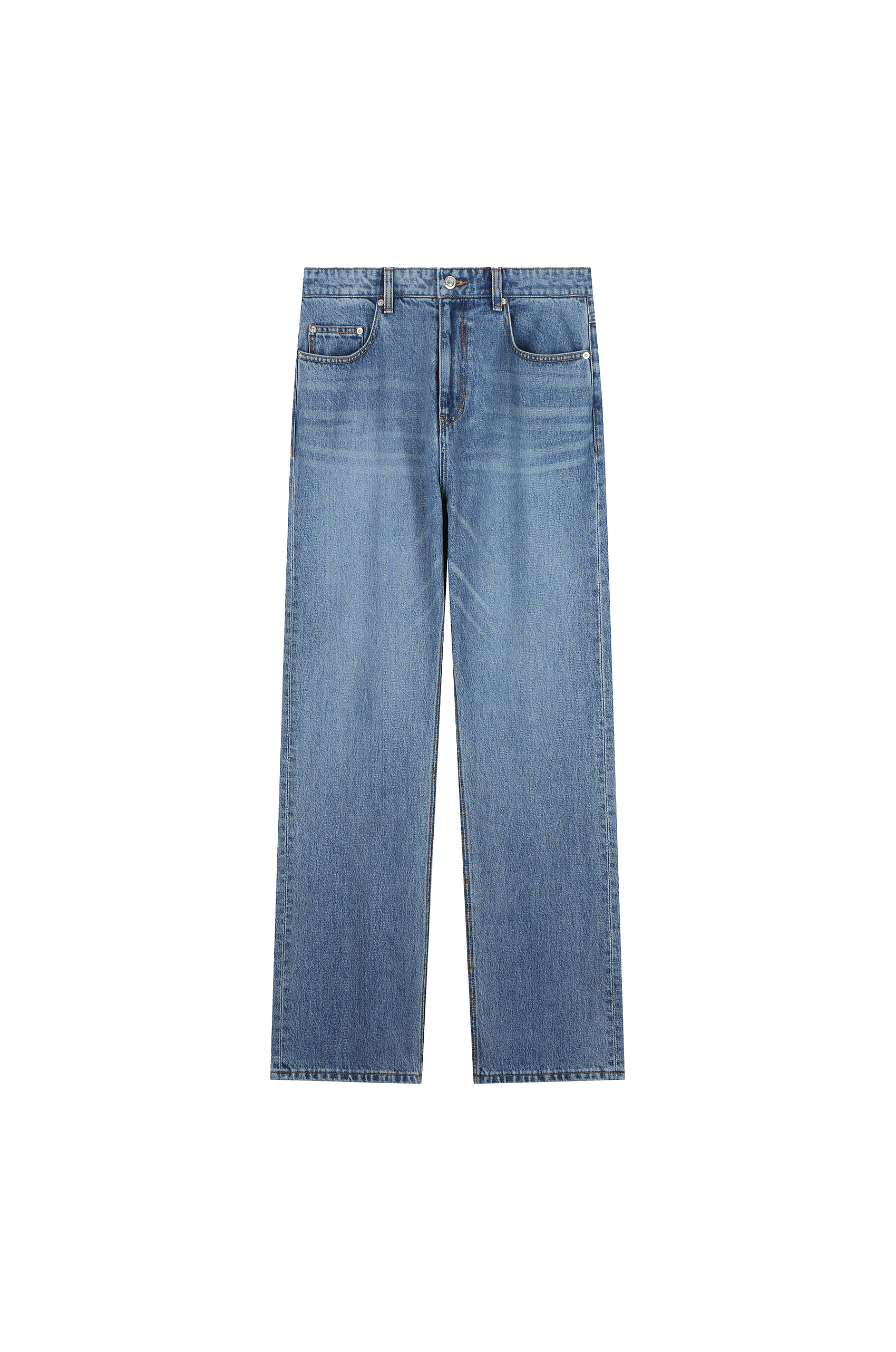 Straight Denim Pants