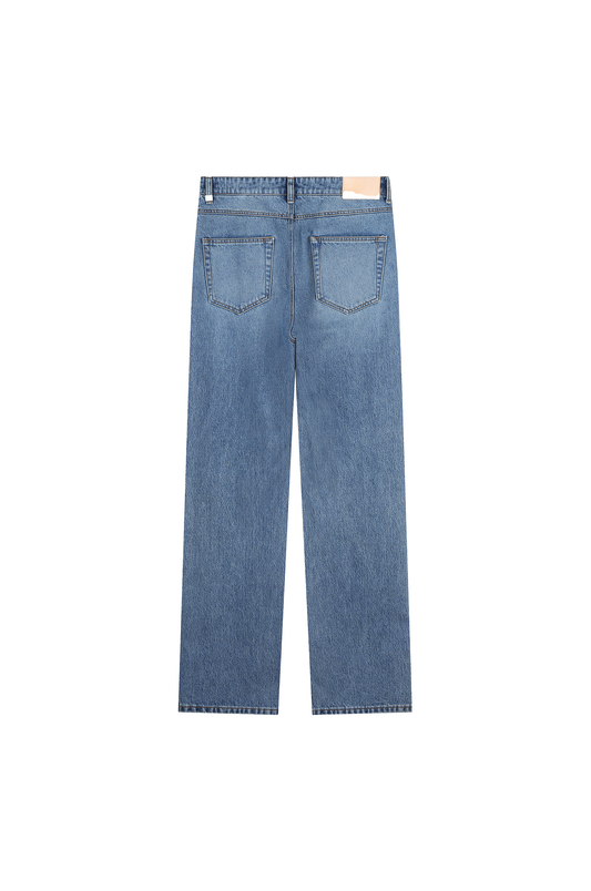Straight Denim Pants
