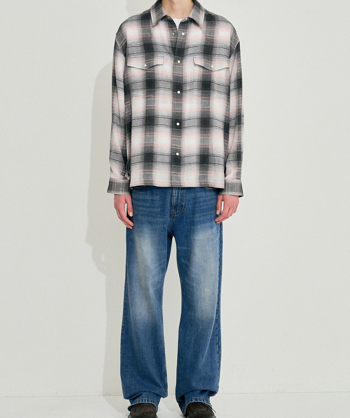 Wool Blend Flannel Shirt