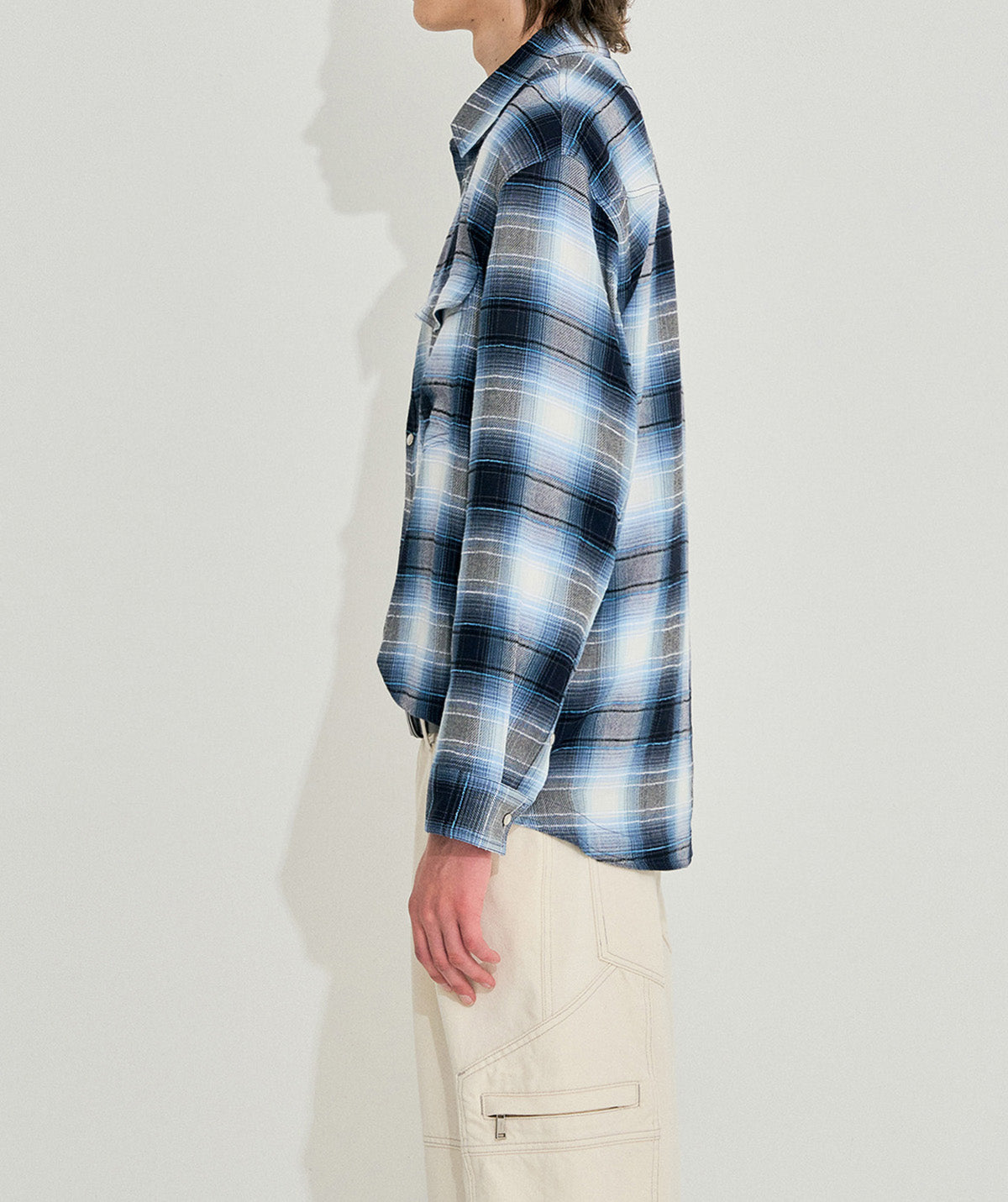 Wool Blend Flannel Shirt