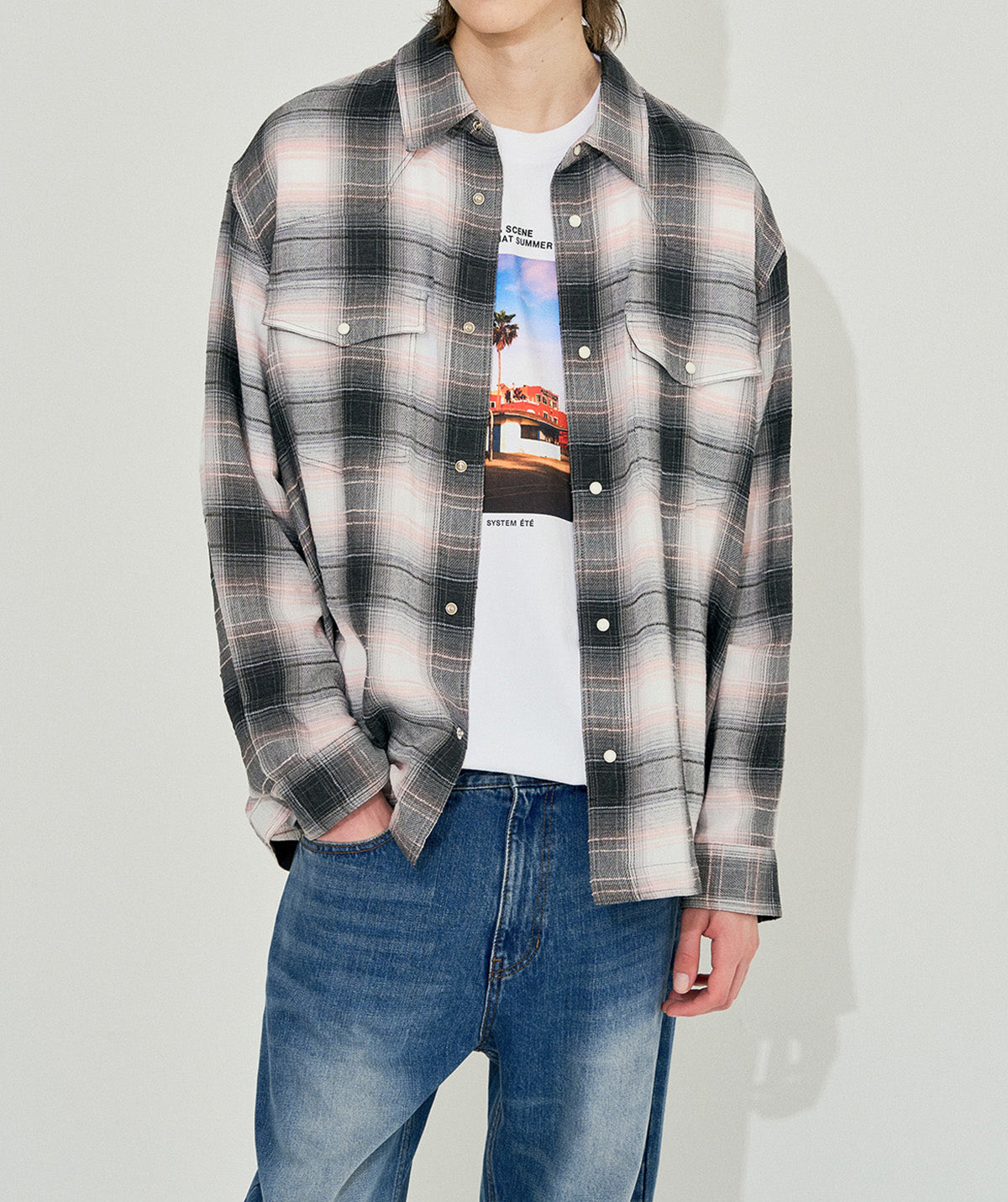 Wool Blend Flannel Shirt