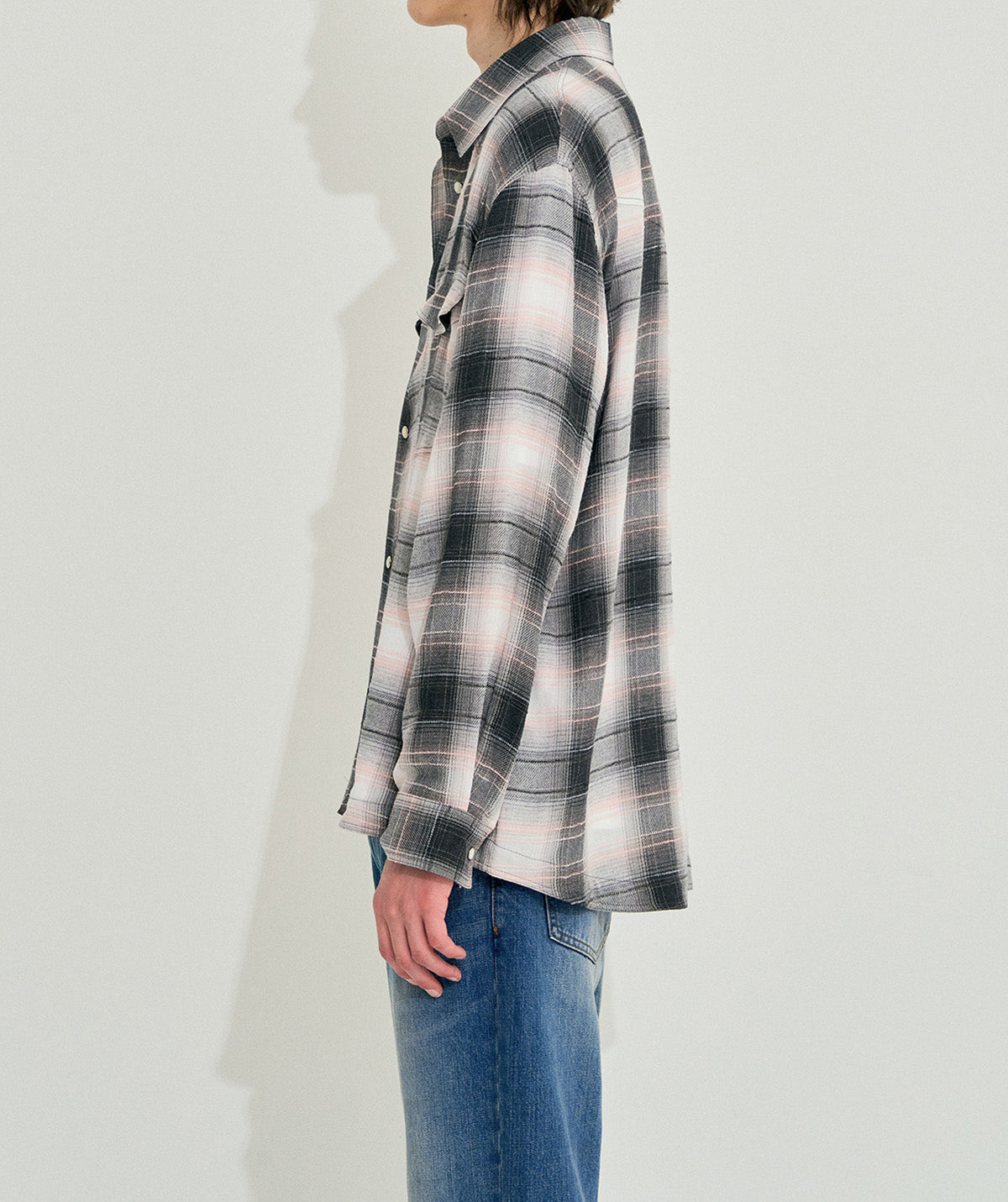 Wool Blend Flannel Shirt